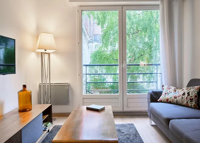 Lille Centre - Superb Bright Apartment Parking